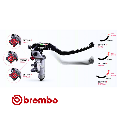 Brembo Radial master cylinder PR 19x18-20 RCS19 Corsa Corta (Brake)