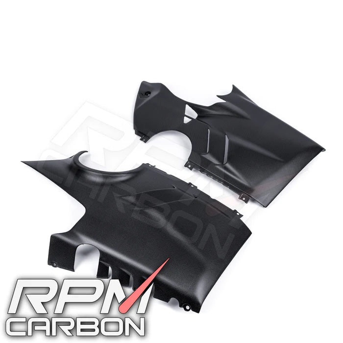 Ducati Panigale V4 2022+ Carbon Fiber Lower Side Belly Pan (OEM Design)