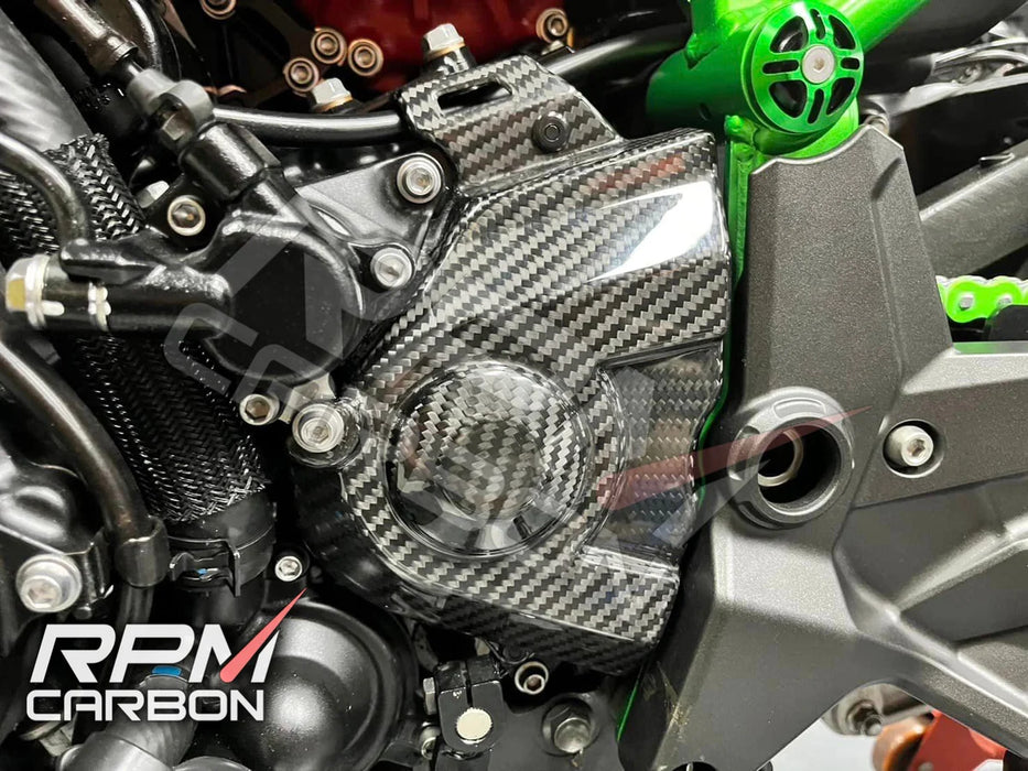 Kawasaki H2 H2 SX ZH2 2017+ Carbon Fiber Sprocket Cover