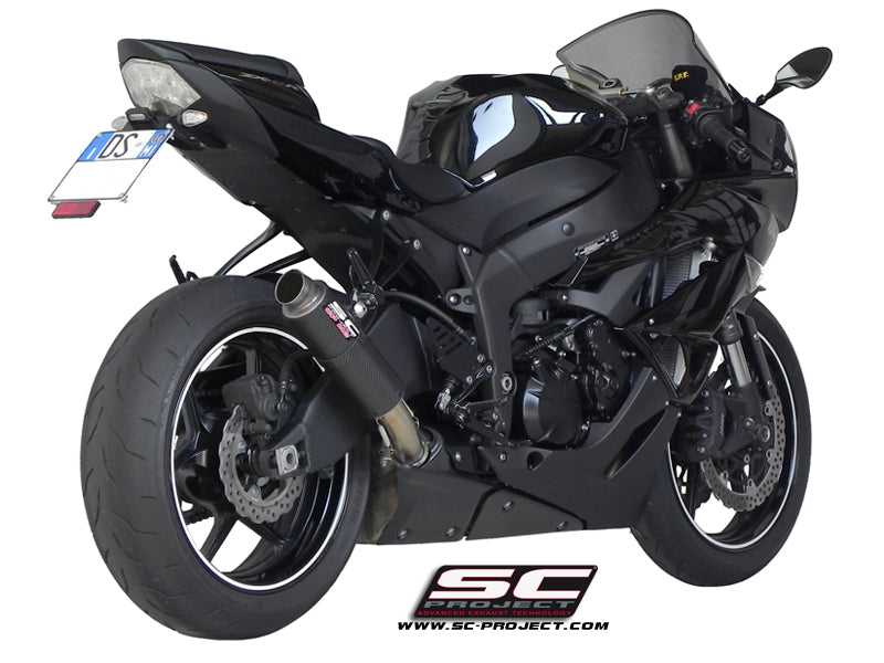 シボローカ Kawasaki ZX-6R (2009 - 2012) Exhaust System — DB Garage Distribution