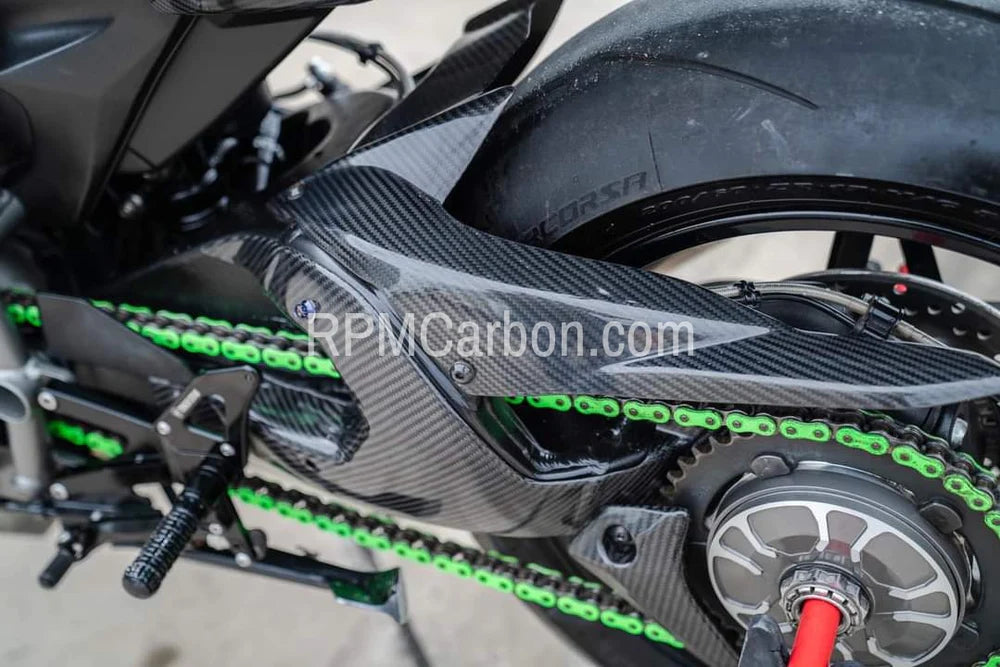 KAWASAKI H2 2015+ CARBON FIBER SWINGARM COVERS