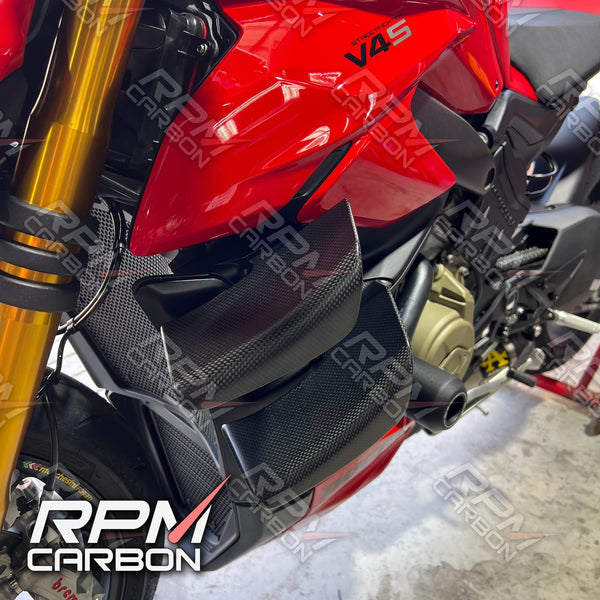 Ducati Streetfighter V4 2020+ Carbon Fiber Lower Winglets