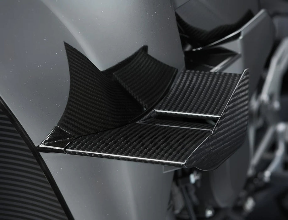 KAWASAKI H2 2015+ CARBON FIBER LOWER WINGLETS