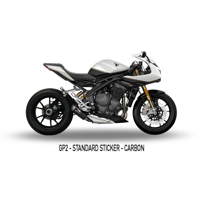 Triumph SPEED TRIPLE 1200 2021+ Decat Exhaust System