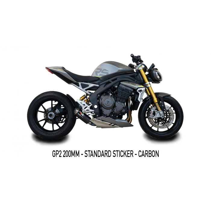 Triumph SPEED TRIPLE 1200 2021+ Decat Exhaust System