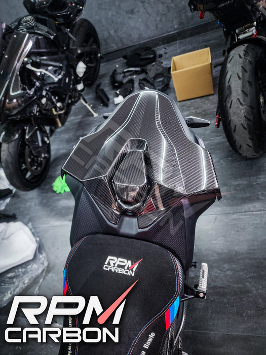 BMW S1000RR 2023+ Carbon Fiber Rear Seat Cover Cowl