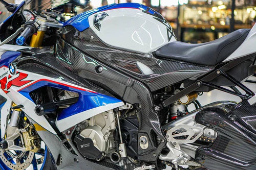 BMW S1000RR/R 2015-2019 CARBON FIBER FRAME COVERS PROTECTION