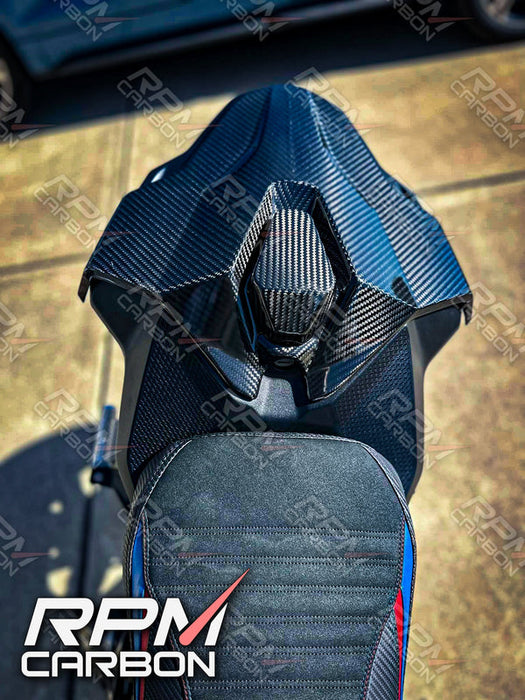 BMW S1000RR 2023+ Carbon Fiber Rear Seat Cover Cowl