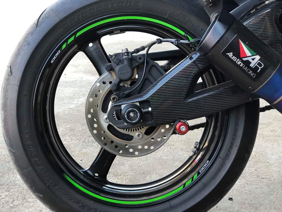KAWASAKI ZX-10R 2016+ CARBON FIBER SWINGARM COVERS PROTECTORS