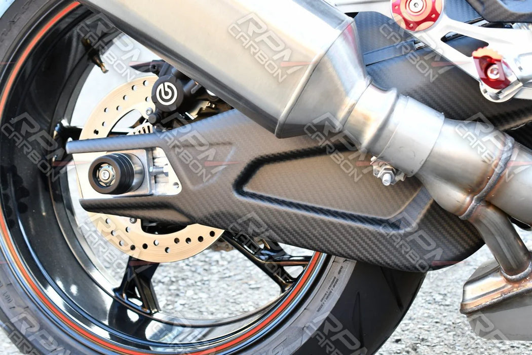 BMW S1000RR BMW S1000R 2020+ Carbon Fiber Swingarm Cover WSBK