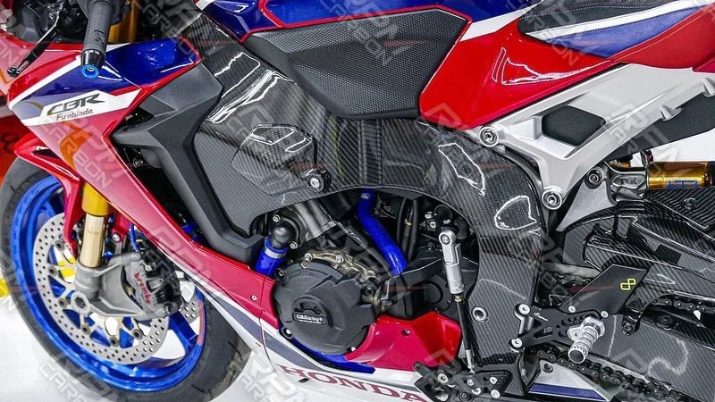 HONDA CBR10000RR 2009+ CARBON FIBER FRAME COVERS PROTECTORS