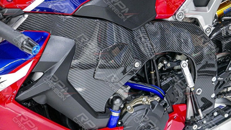 HONDA CBR10000RR 2009+ CARBON FIBER FRAME COVERS PROTECTORS