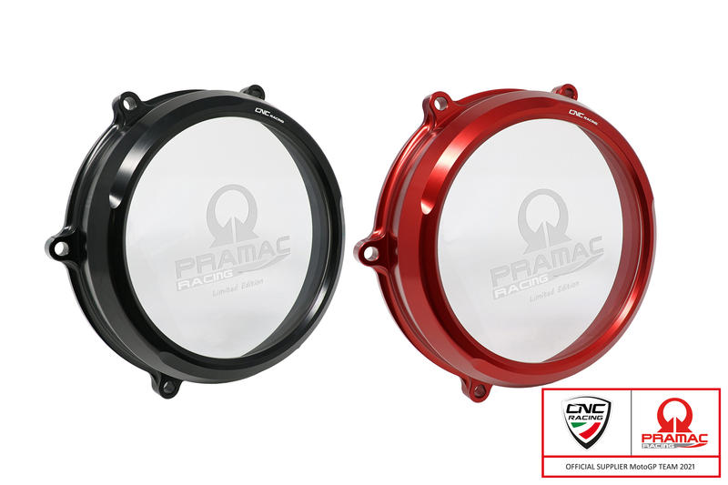 Clear oil bath clutch cover Ducati Panigale V4 - Pramac Racing Limited Edition