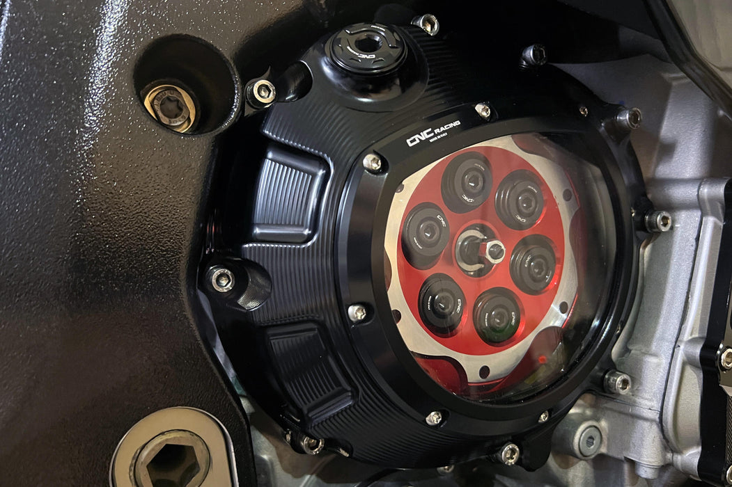Clear clutch cover BMW S1000RR 2015-2018 - Bi-colour