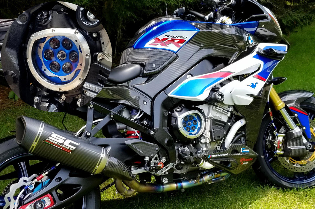Clear clutch cover BMW S1000RR 2015-2018 - Bi-colour