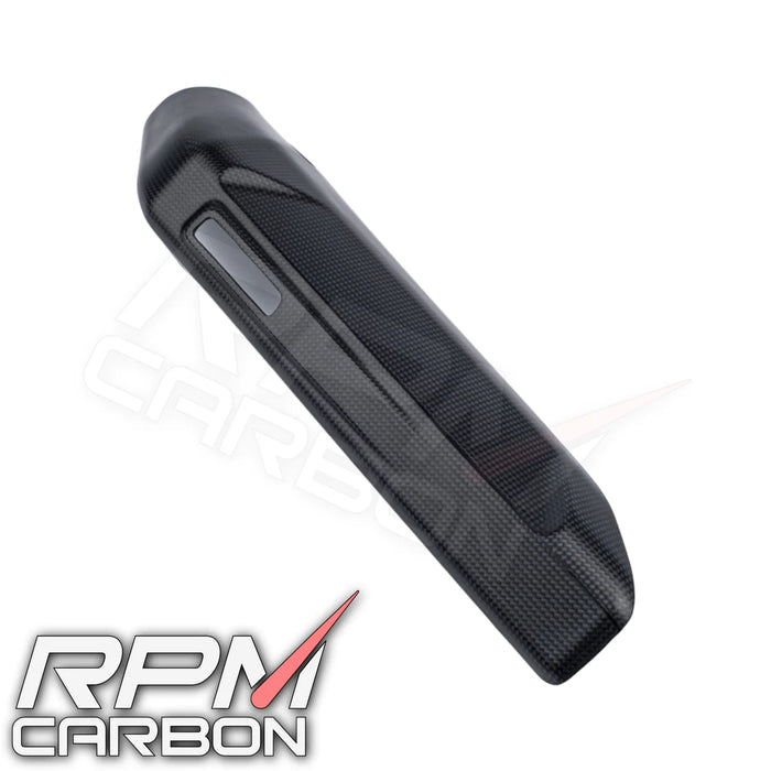 Ducati Multistrada V4 Carbon Fiber Exhaust Protector Upper