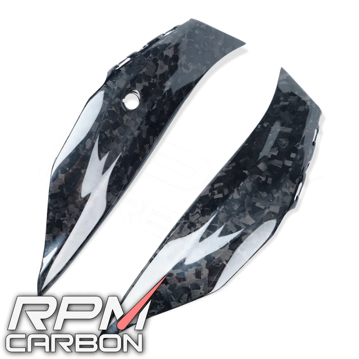 KAWASAKI ZX-10R 2016-2020 CARBON FIBER REAR SEAT SIDE PANELS