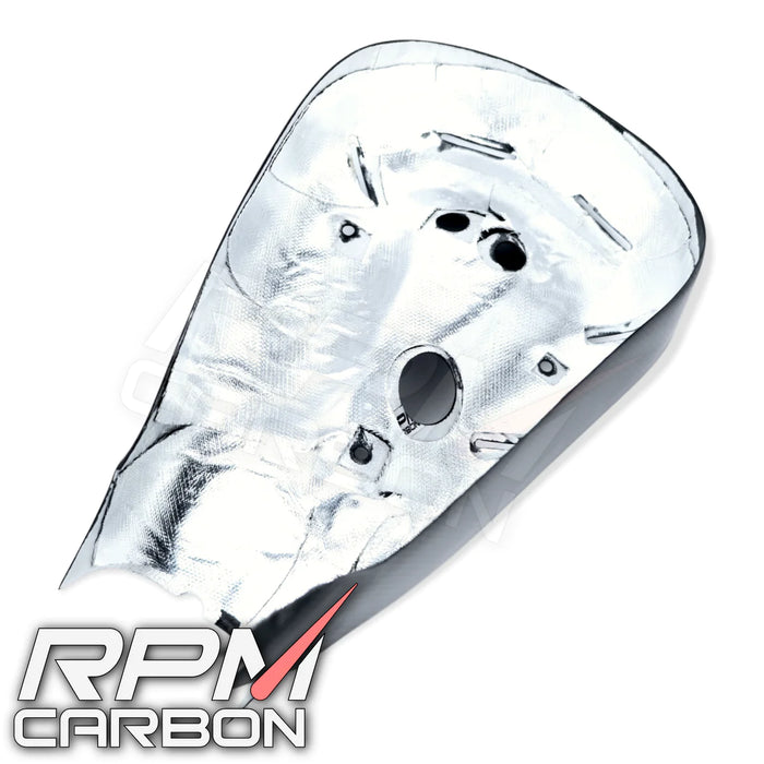 Ducati Panigale 899 1199 2012+ Carbon Fiber exhaust cover (stock)