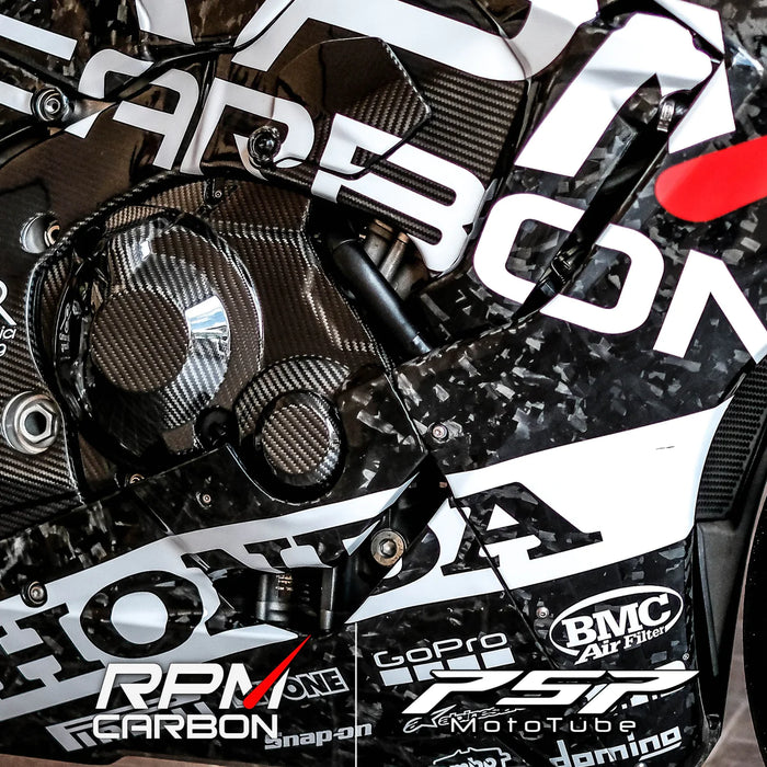 HONDA CBR1000RR 2017+ CARBON FIBER ENGINE COVER RIGHT PROTECTOR