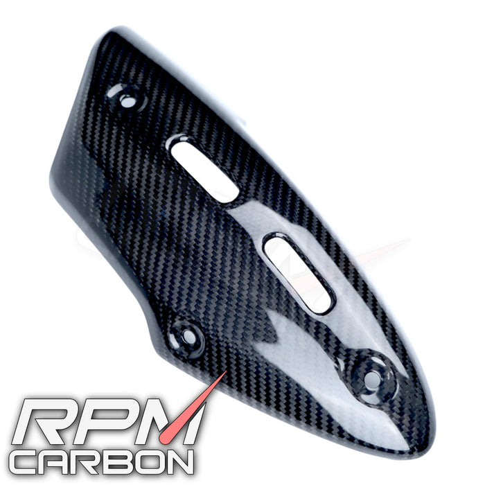 Ducati Diavel 2011+ Carbon Fiber Exhaust Cover (OEM Exhaust)