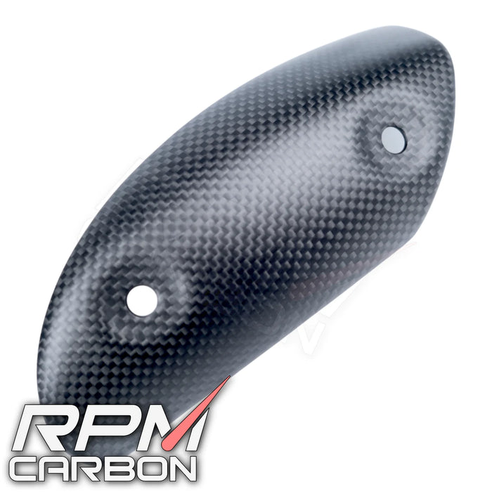 Ducati Diavel 2011+ Carbon Fiber Upper Exhaust Cover (OEM Exhaust)