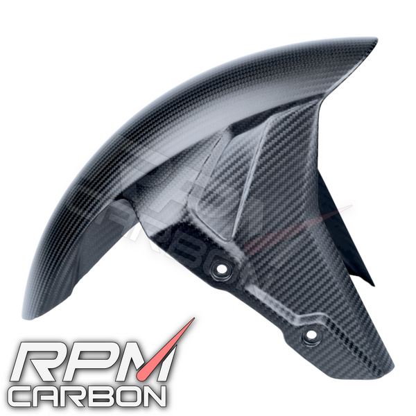 BMW S1000RR 2009+ CARBON FIBER FRONT FENDER HUGGER MUDGUARD (WSBK STYLE)