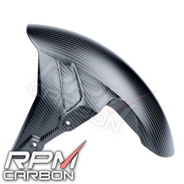 BMW S1000RR 2009+ CARBON FIBER FRONT FENDER HUGGER MUDGUARD (WSBK STYLE)