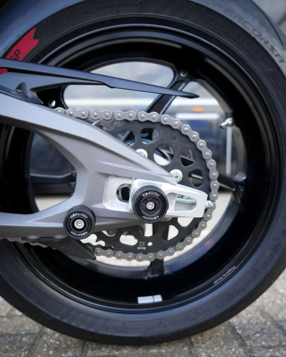 Spindle Protector - Front L&R and Rear L&R SET Ducati Panigale V4 & V4S, Streetfighter V4 & V4S, 2025-2026, Panigale V4 R 2026