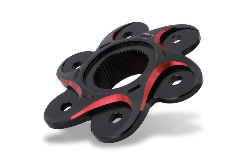 REAR SPROCKET FLANGE DUCATI - BICOLOR