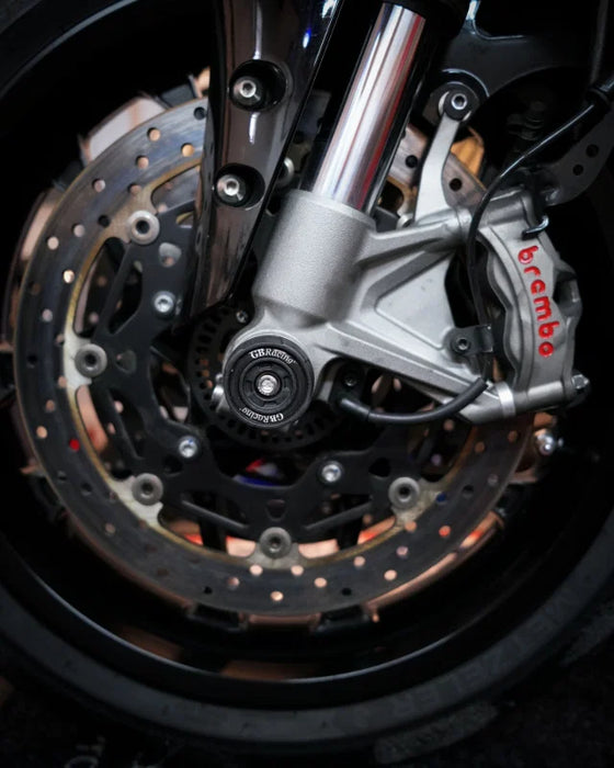 Spindle Protector - Front LHS Yamaha R1 & R1M, 2015-2026 & R9 2025-2026 | Rear RHS Ducati Panigale V4 & V4S, Streetfighter V4 & V4S, 2025-2026