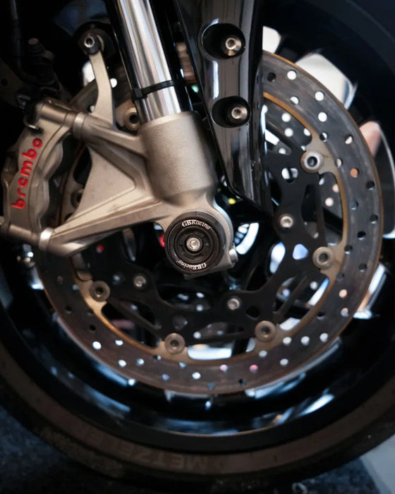 Spindle Protector - Front L&R and Rear L&R SET Yamaha R1 & R1M, 2015-2025 & R9 2025-2026