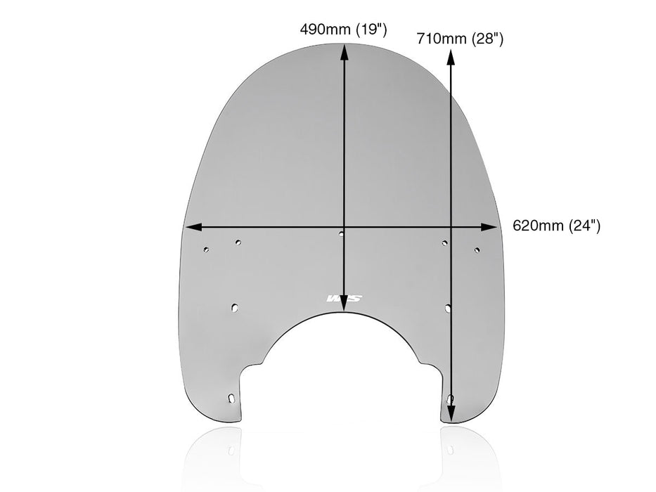 HARLEY DAVIDSON HERITAGE SOFTAIL 1988-2006 TOURING WINDSCREEN 28"