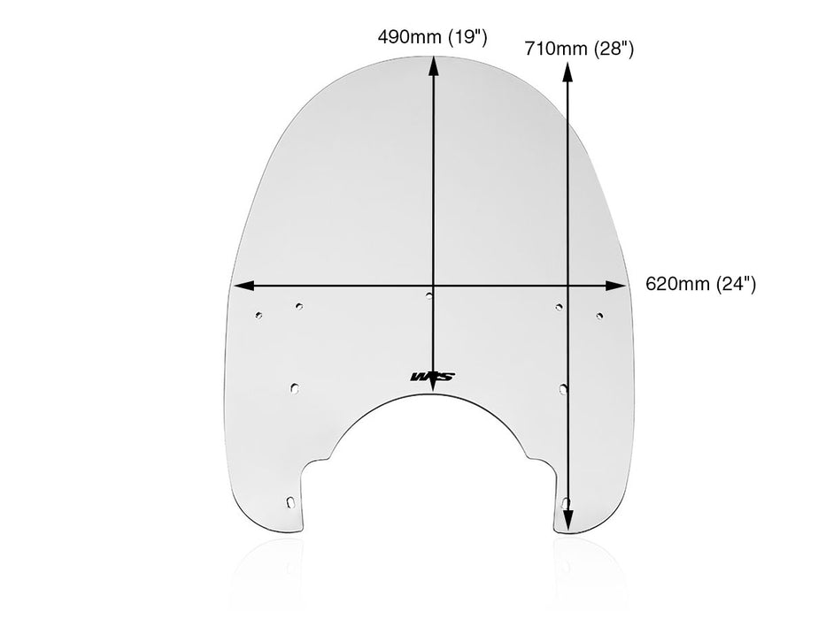 HARLEY DAVIDSON HERITAGE SOFTAIL 1988-2006 TOURING WINDSCREEN 28"
