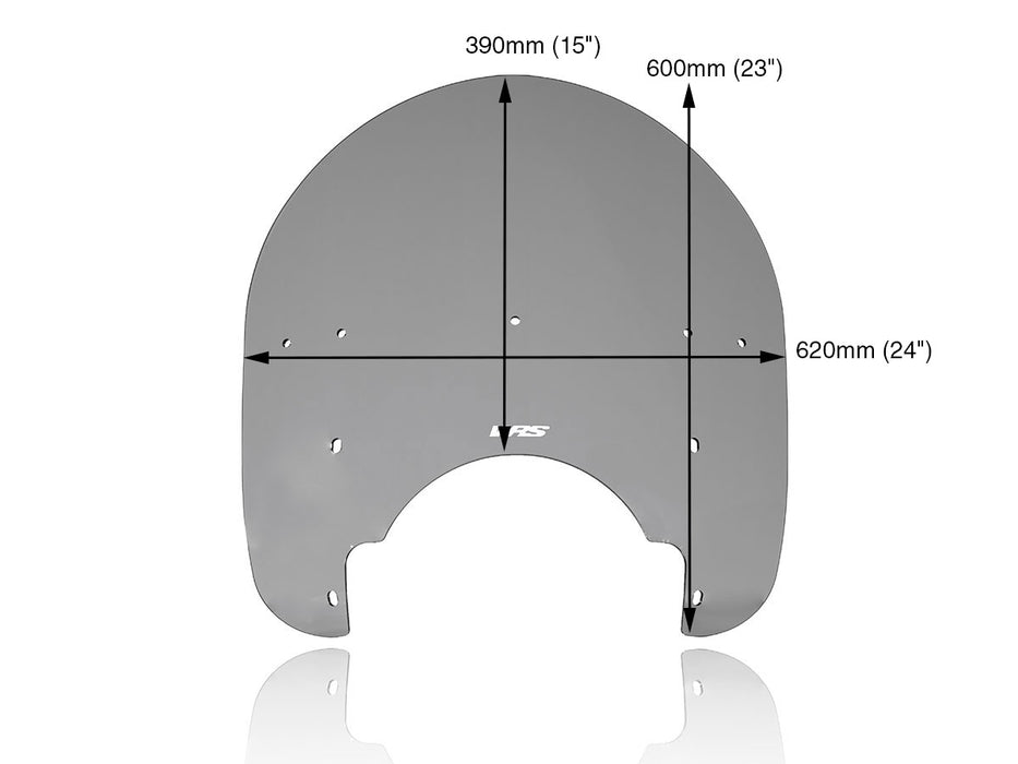 HARLEY DAVIDSON HERITAGE SOFTAIL 1988-2006 CITY WINDSCREEN 23"