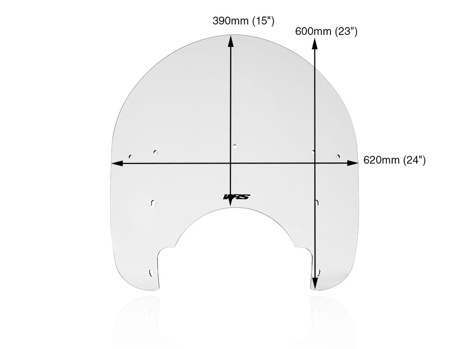 HARLEY DAVIDSON HERITAGE SOFTAIL 1988-2006 CITY WINDSCREEN 23"