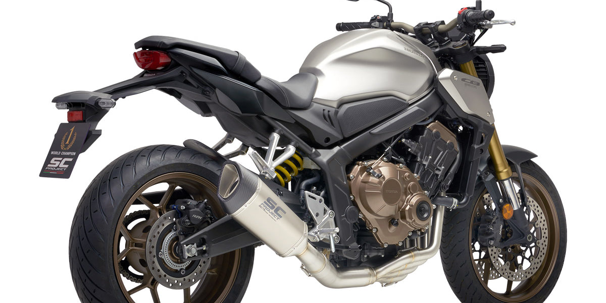 Honda cb 650 r exhaust deals
