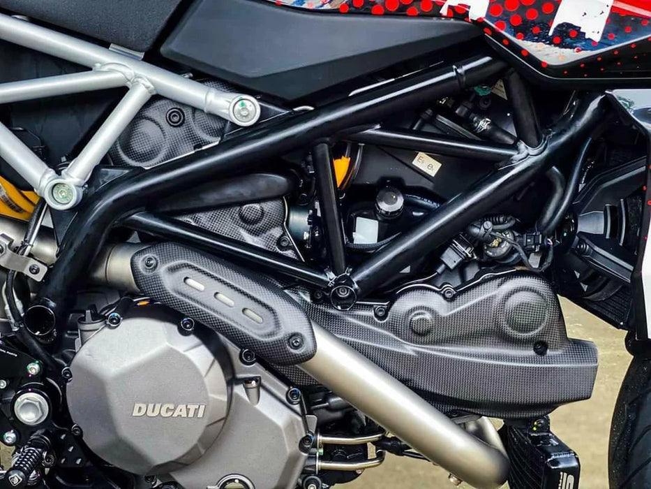 Ducati Hypermotard 950 2020+ Carbon Fiber Cambelt Covers