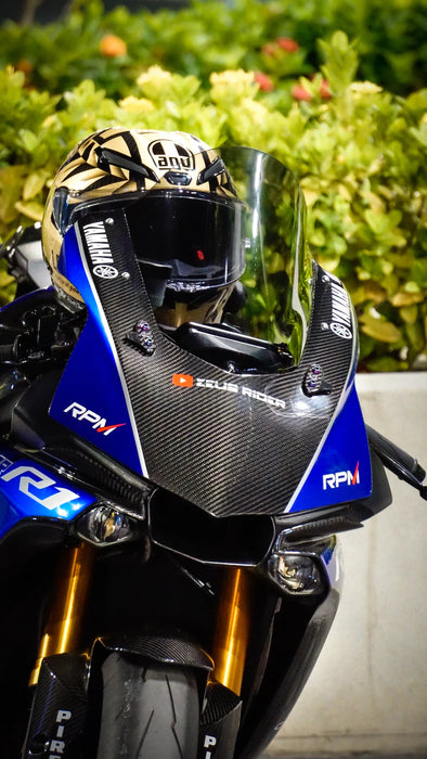 YAMAHA R1 R1M 2015-2019 CARBON FIBER FRONT FAIRING COWL