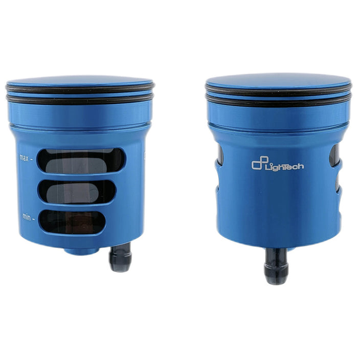 Fluid tank for brake and clutch with aluminium body and side spout 30ml