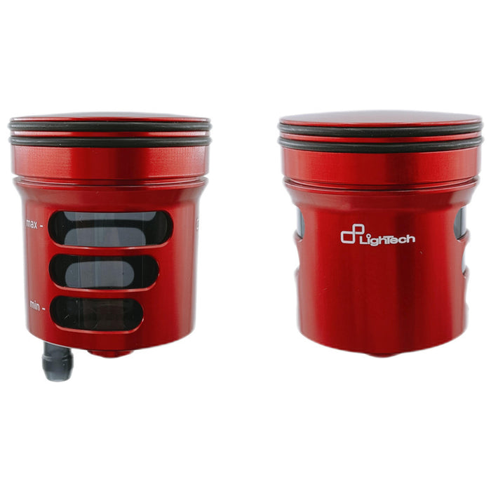 Fluid tank for brake and clutch with aluminium body and side spout 30ml