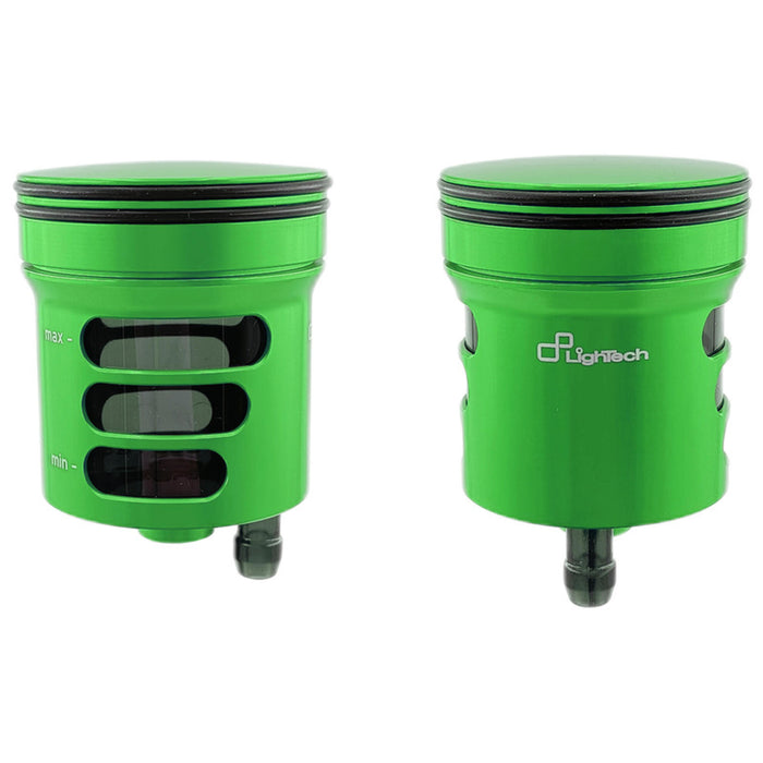 Fluid tank for brake and clutch with aluminium body and side spout 30ml