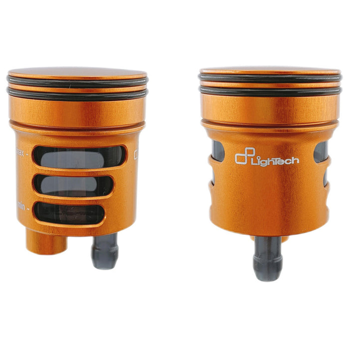 Fluid tank for brake and clutch with aluminium body and side spout 16ml