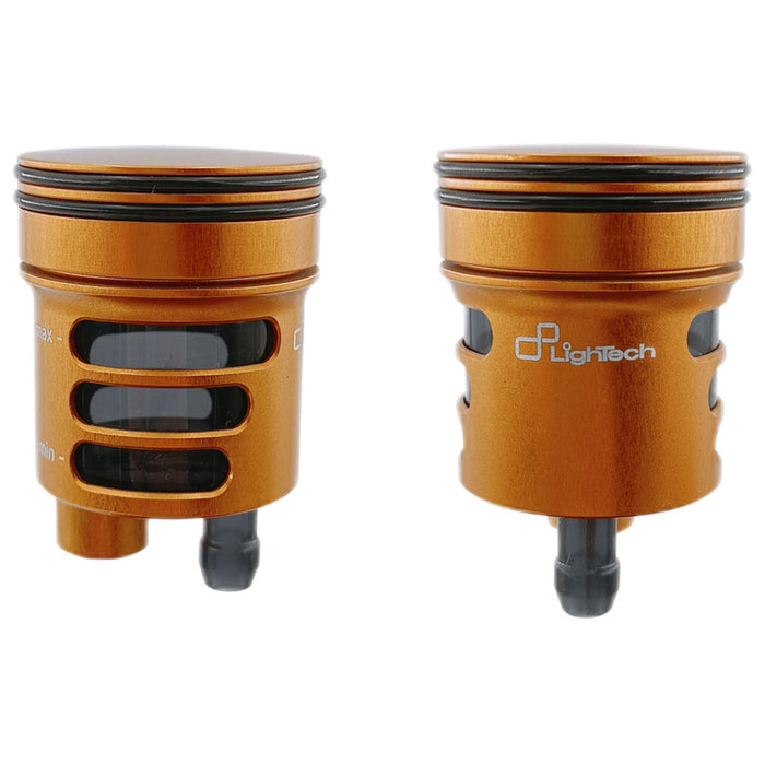 Fluid tank for brake and clutch with aluminium body and side spout 16ml