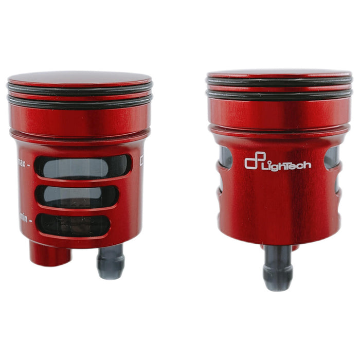 Fluid tank for brake and clutch with aluminium body and side spout 16ml