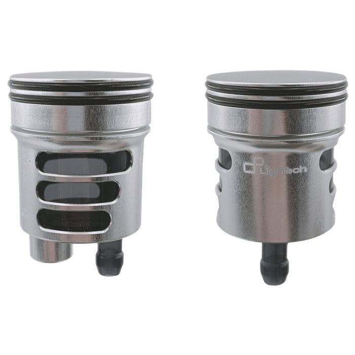 Fluid tank for brake and clutch with aluminium body and side spout 16ml