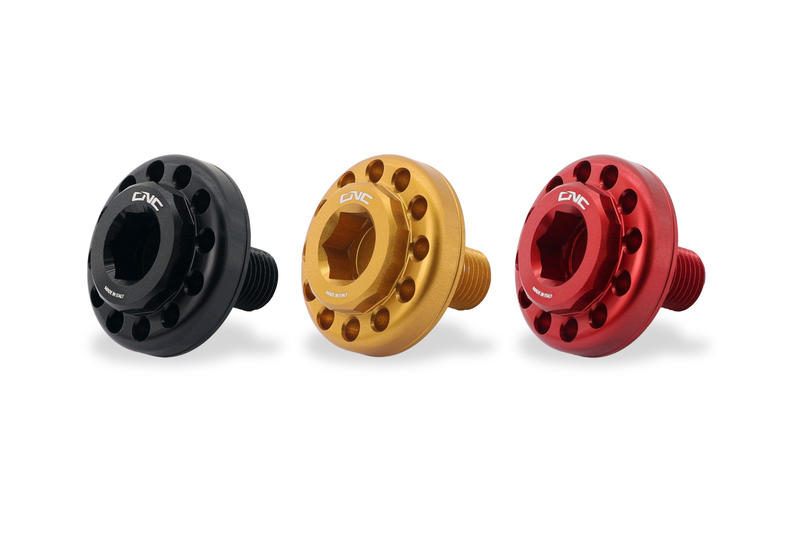 Central bolt kit for OEM rearsets Ducati