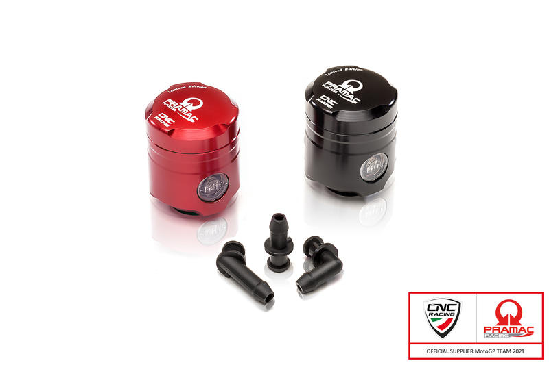 Fluid oil reservoir brake-clutch 12 ml MONOCHROME included three outflow PRAMAC RACING Limited Edition