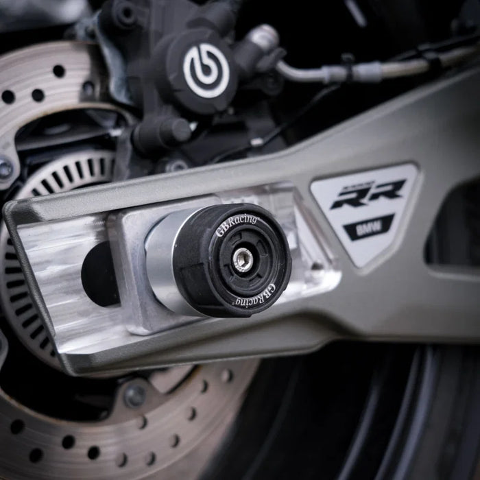 Spindle Protector - Rear RHS BMW S1000RR, R, XR, TE & M1000RR, R, XR, XR COMP, 2019-2026 & Suzuki GSXR600 K4-K5 | Rear LHS Yamaha R1 & R1M, 2015-2026 & R9 2025-2026 | Rear LHS Honda CBR1000RR 2020-2026