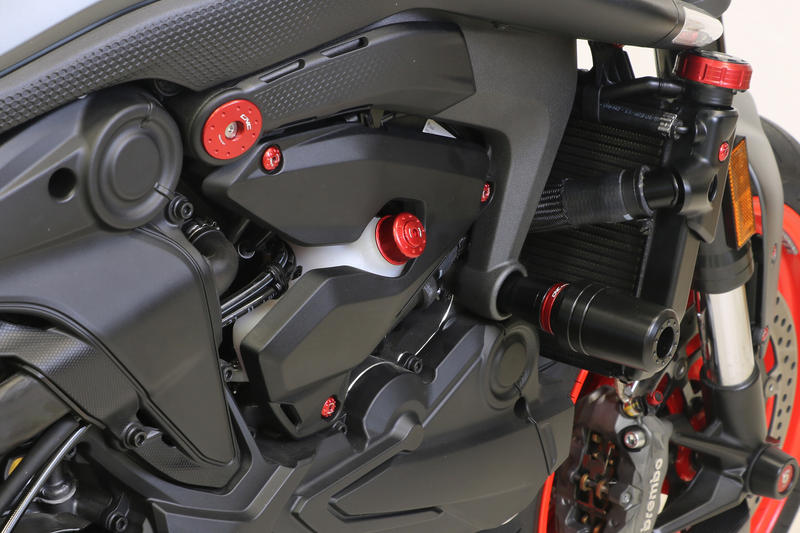 Frame caps kit Ducati Monster 937 (to be mounted with TC325)