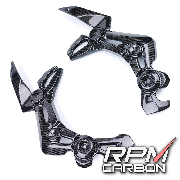 KAWASAKI Z900 2017+ CARBON FIBER FRAME COVERS PROTECTORS